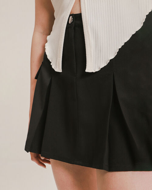 Falda Negra Cargo